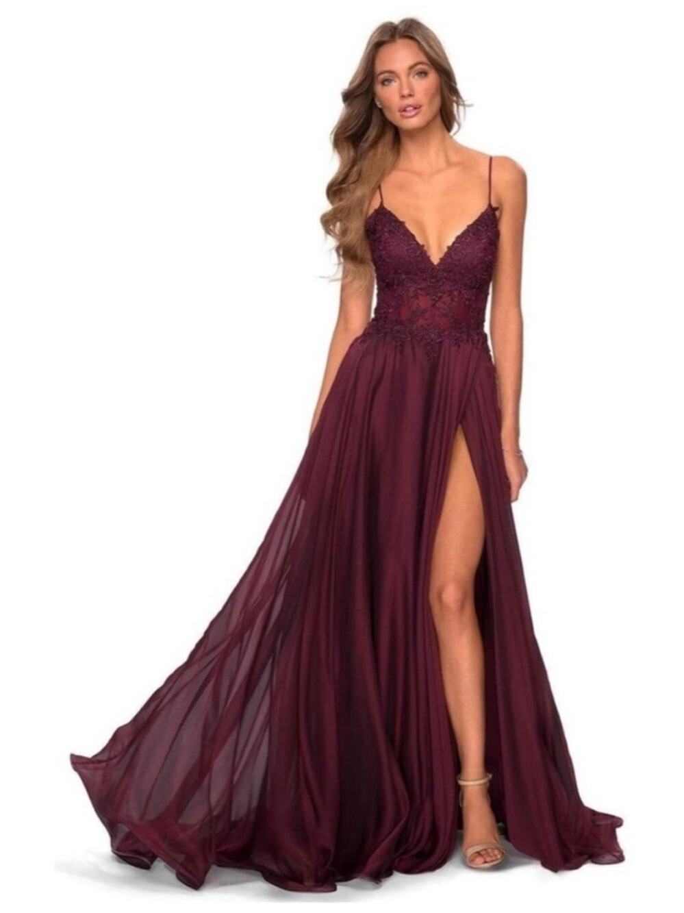 La Femme Prom Gown Size 4